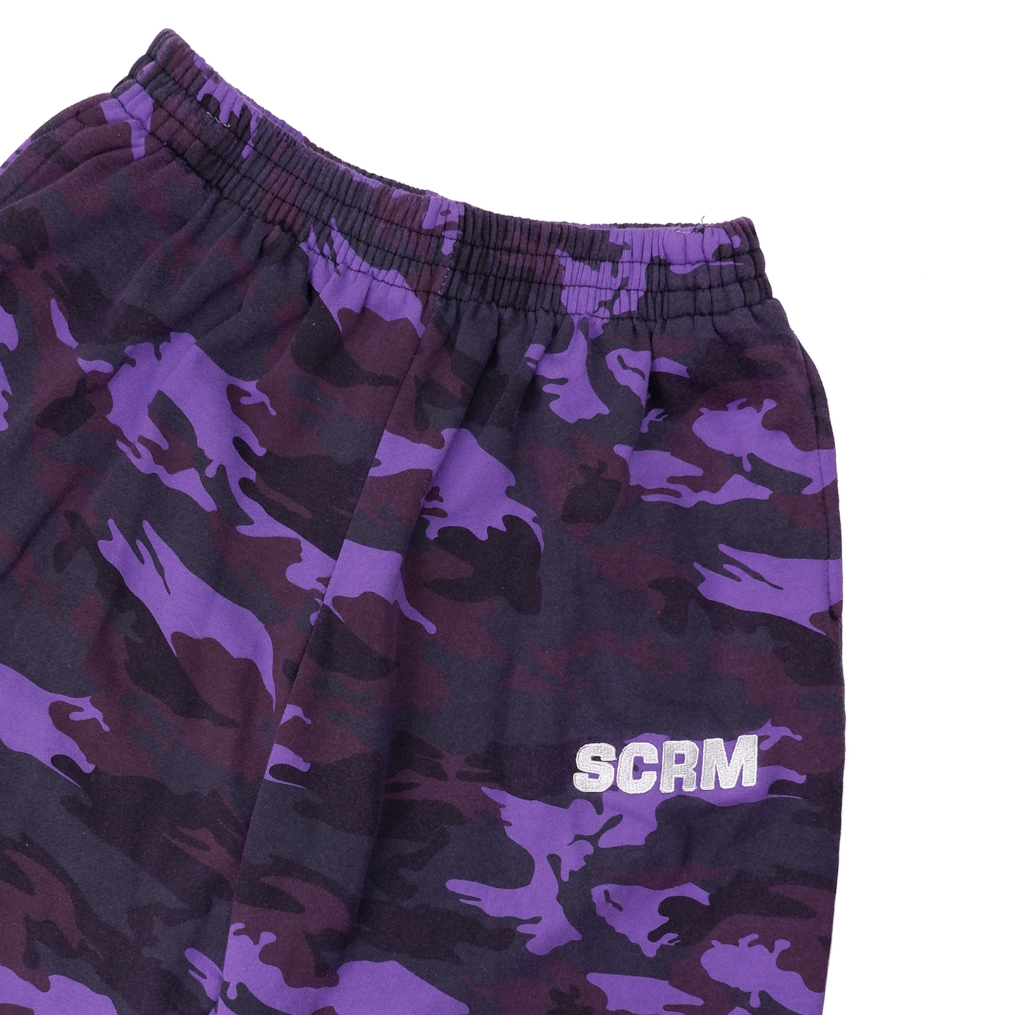 SCRM purple camou short