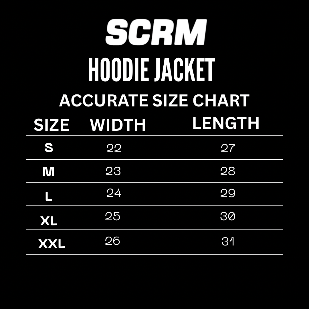 SCRM ZIP UP HOODIE LINEN