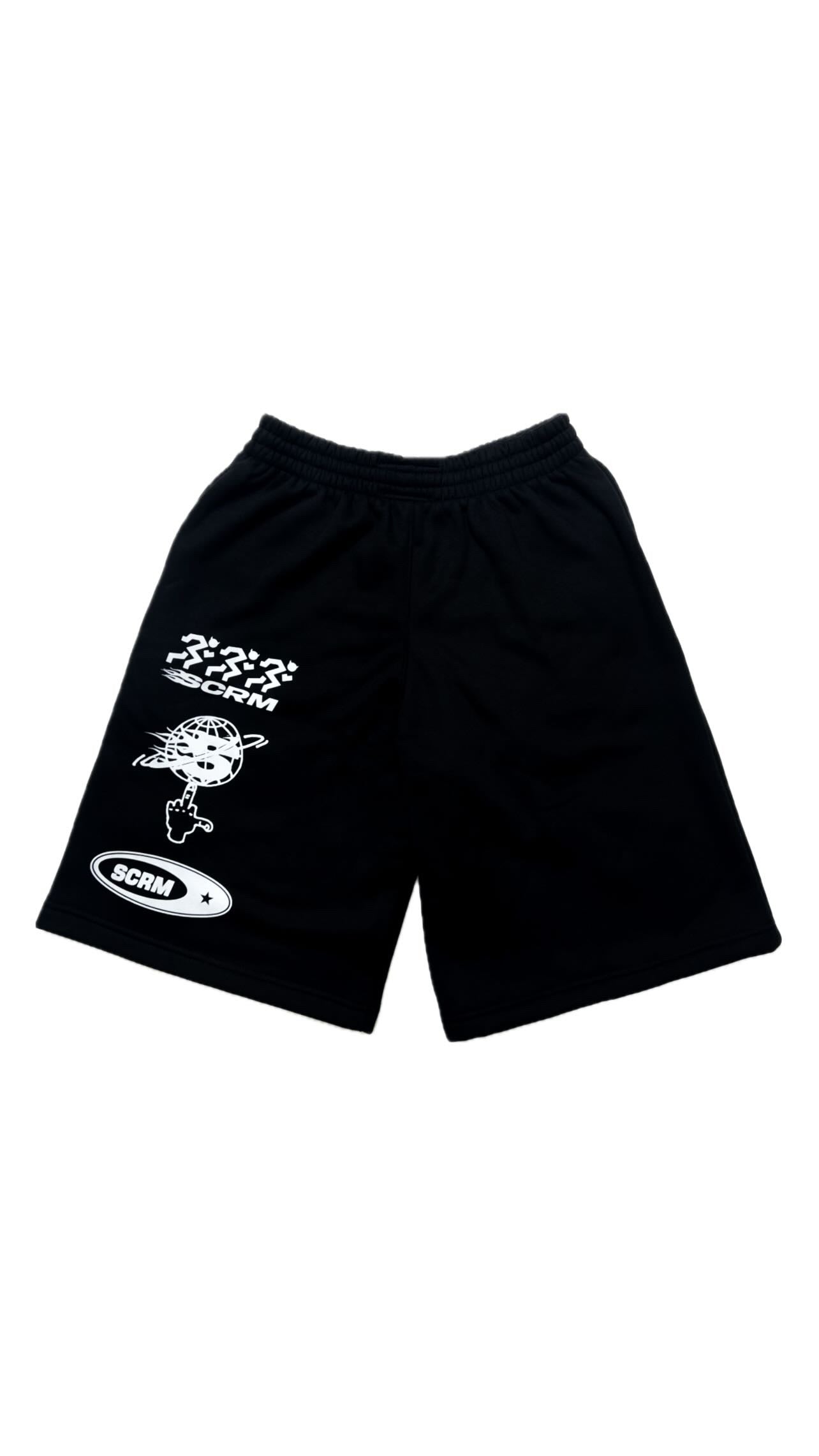 SCRM TRI LOGO BAGGY SHORTS