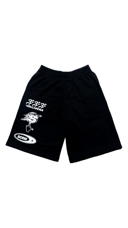 SCRM TRI LOGO BAGGY SHORTS